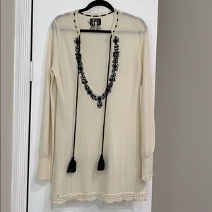 Free People Long Sleeve Sweater Dress Size Large